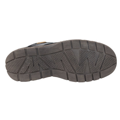 Bota Casual De Piel Tejido a Mano Para Caballero Lobo Solo 9098 Negro