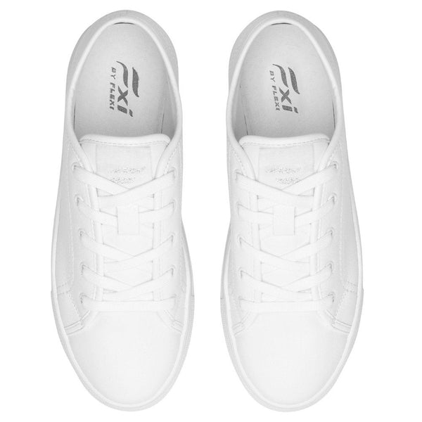 Tenis con Plataforma Dama Flexi Lina 125401 Blanco