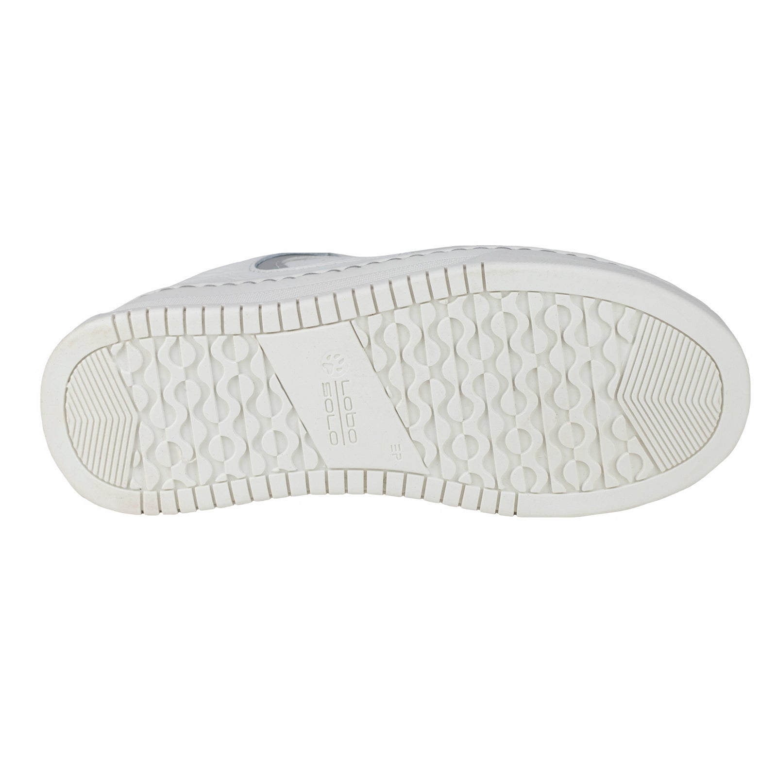 Tenis Tejido Suela Gruesa Casual Para Dama Lobo Solo 5766DA Blanco