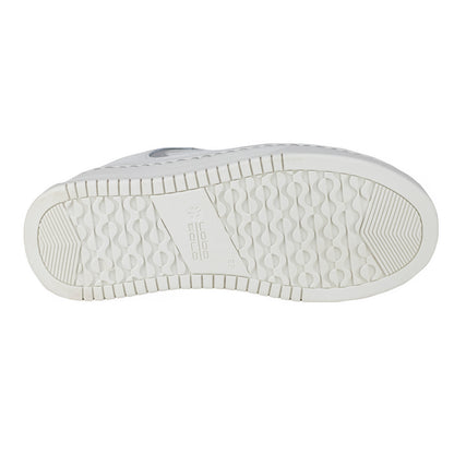 Tenis Tejido Suela Gruesa Casual Para Dama Lobo Solo 5766DA Blanco