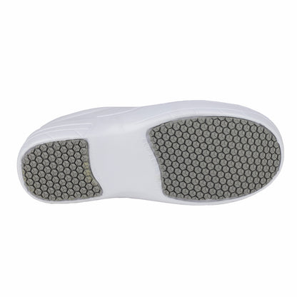 Zapato Clínico/Servicio Dama Caballero Dr. Cheff 1106 Blanco Gris