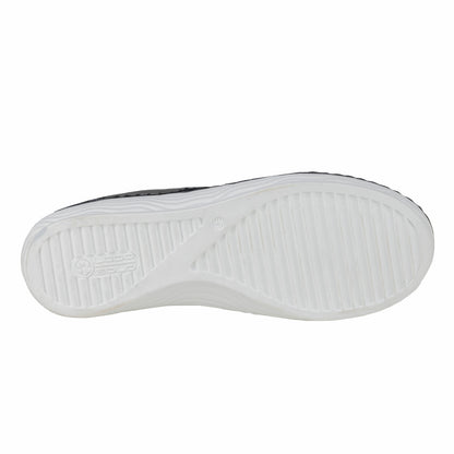 Tenis Tejidos A Mano Casual Para Dama Lobo Solo 5131 Negro
