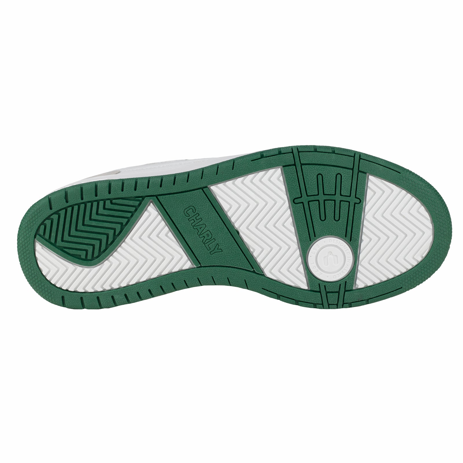 Tenis Choclo Urbano Casual Para Caballero 1087465 Blanco Verde