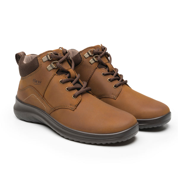 Botin Casual Para Dama Flexi 105910 Tan