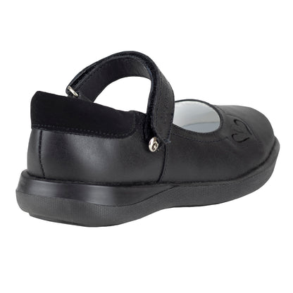 Zapato Escolar Para Niña Chabelo C75-A Piel Negro 23-25