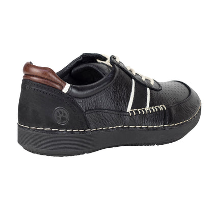 Zapato Oxford Casual Para Caballero Lobo Solo 8163 Negro