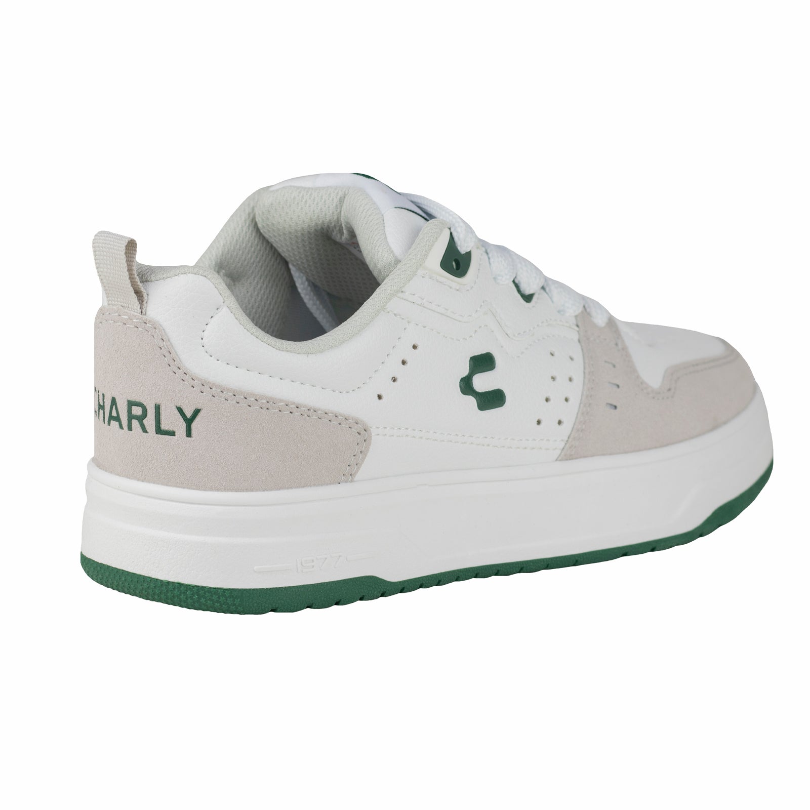 Tenis Choclo Urbano Casual Para Caballero 1087465 Blanco Verde