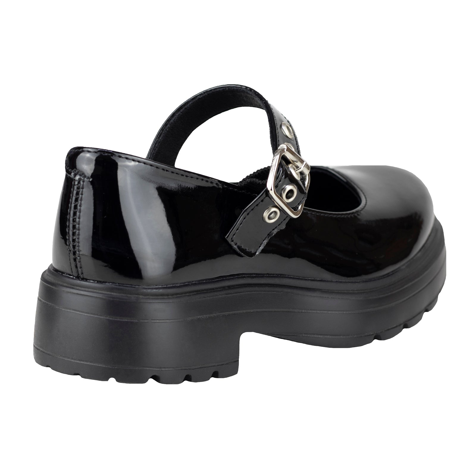 Zapato Escolar Para Niña Green Love 94111 Charol Negro 22-26
