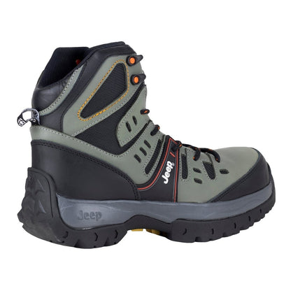 Bota Jeep Industrial Casquillo Hombre 3571 Gris Poliamida