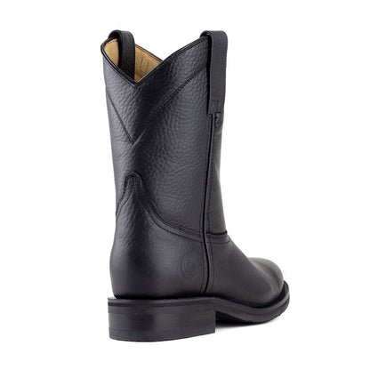 Bota Vaquera Caballero Siete Leguas Roper 1000-CTU Negro Suela De Cuero