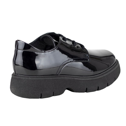 Zapato Escolar Para Niña Chabelo C725-A Charol Negro 22-26