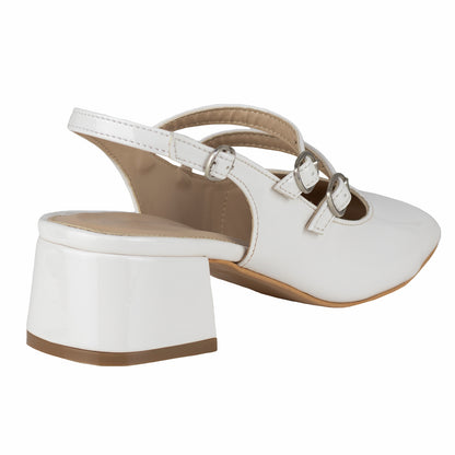 Zapato Con Tacón Dama Lady Paulina Mila 37701 Latte