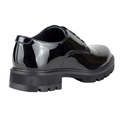 Zapato Escolar Casual Para Niña Green Love 94070 Charol Negro