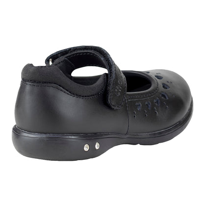 Zapato Contactel Escolar Para Niña Chabelo C216 Negro 18-21