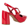 Zapatilla Casual Dama Lady Paulina Danika 26804 Rojo Charol