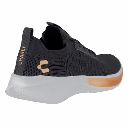 Tenis Running Para Dama Charly 1059341 Negro