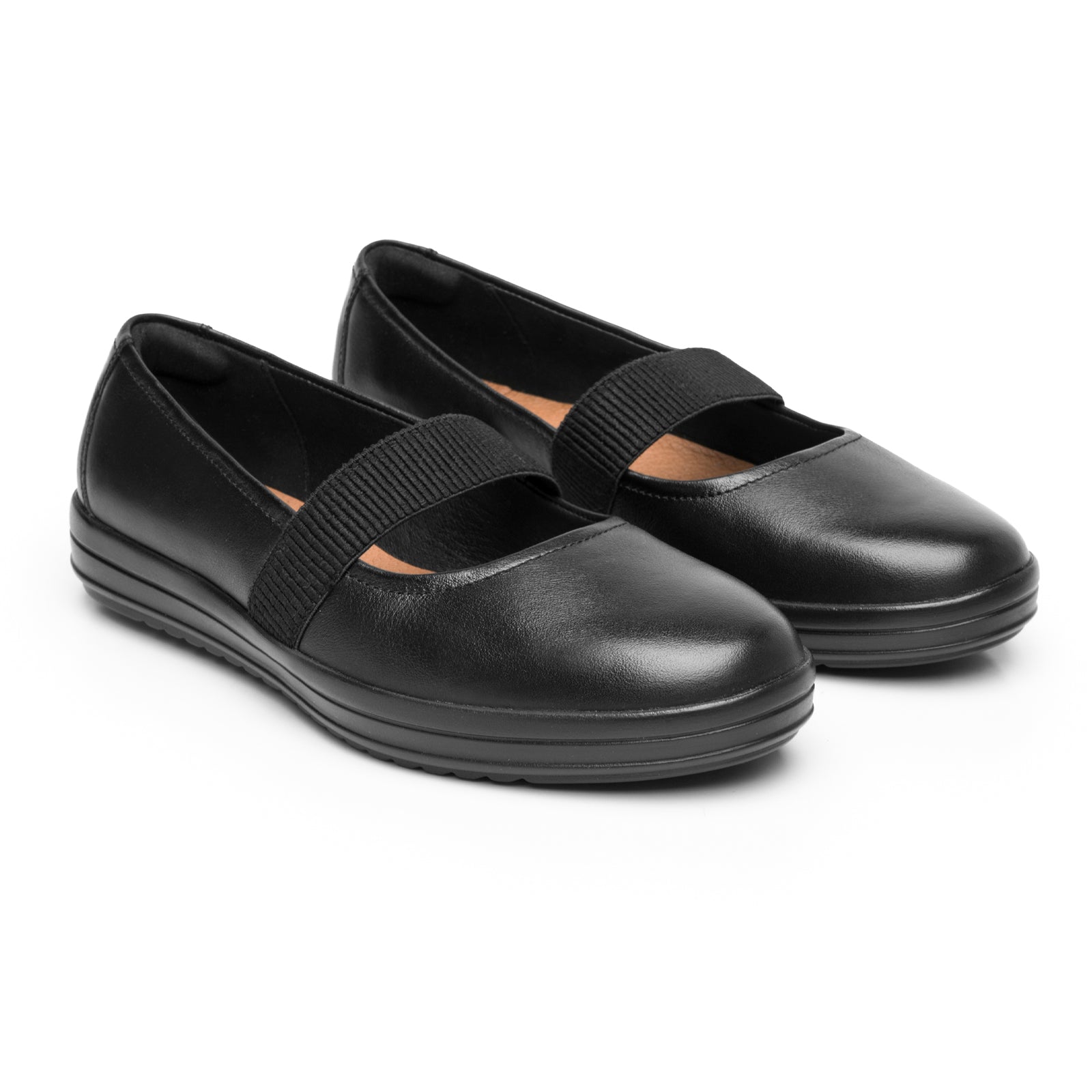 Zapato Balerina Casual Escolar Para Dama Flexi 109410 Negro