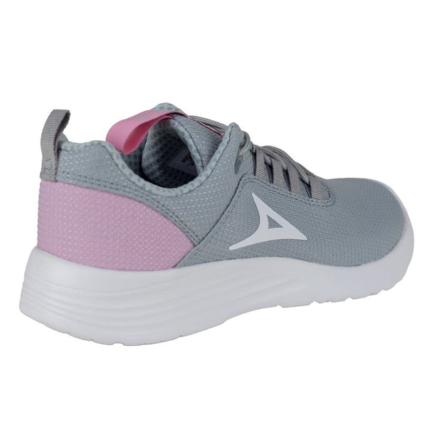 Tenis Running Para Correr Pirma Mujer 0248 Gris Rosa Deporte