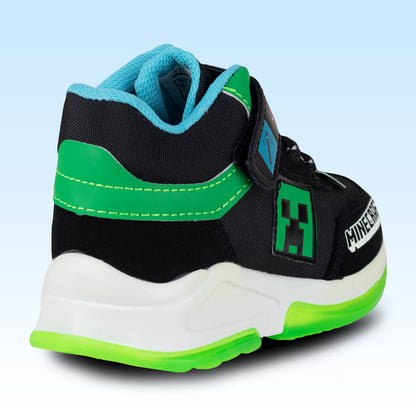 Tenis de Bota Casual Para Niño Minecraft Yuyin MI3090 Negro