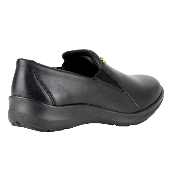 Mocasín Casual Dama Verde Tabaco Aide 7292 Negro