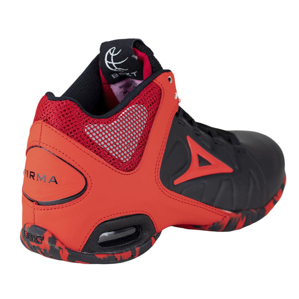 Tenis Deportivo Hombre Pirma Wilkins 0795 Negro Rojo