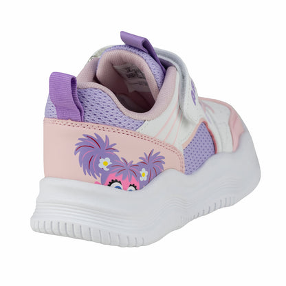 Tenis Casual Plaza Sésamo Abby Para Niña 27807-1A Blanco /Morado