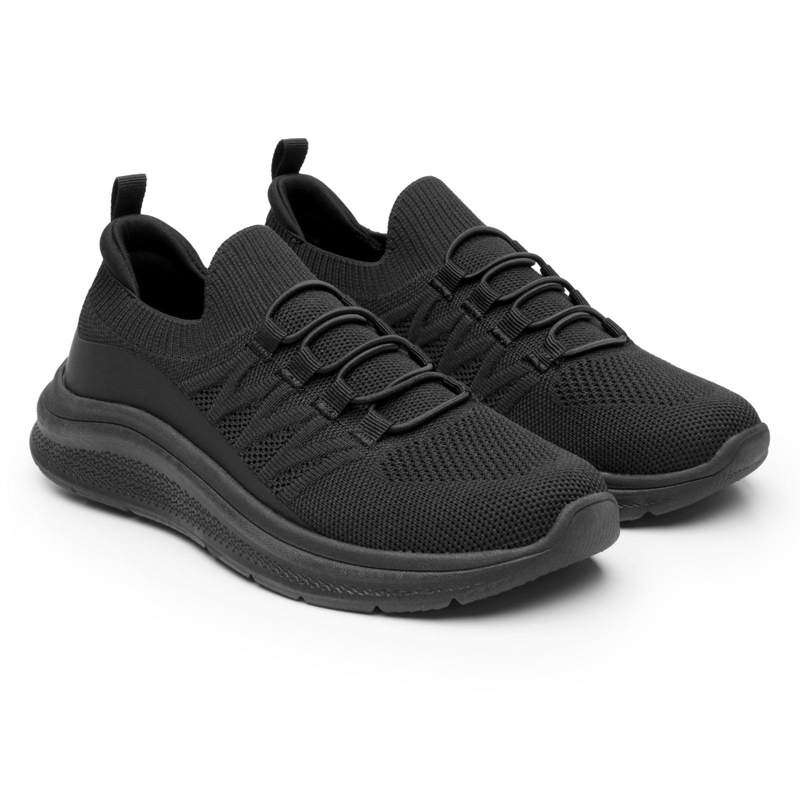 Tenis Sneaker Tejido Confort Para Dama Flexi 141202 Negro