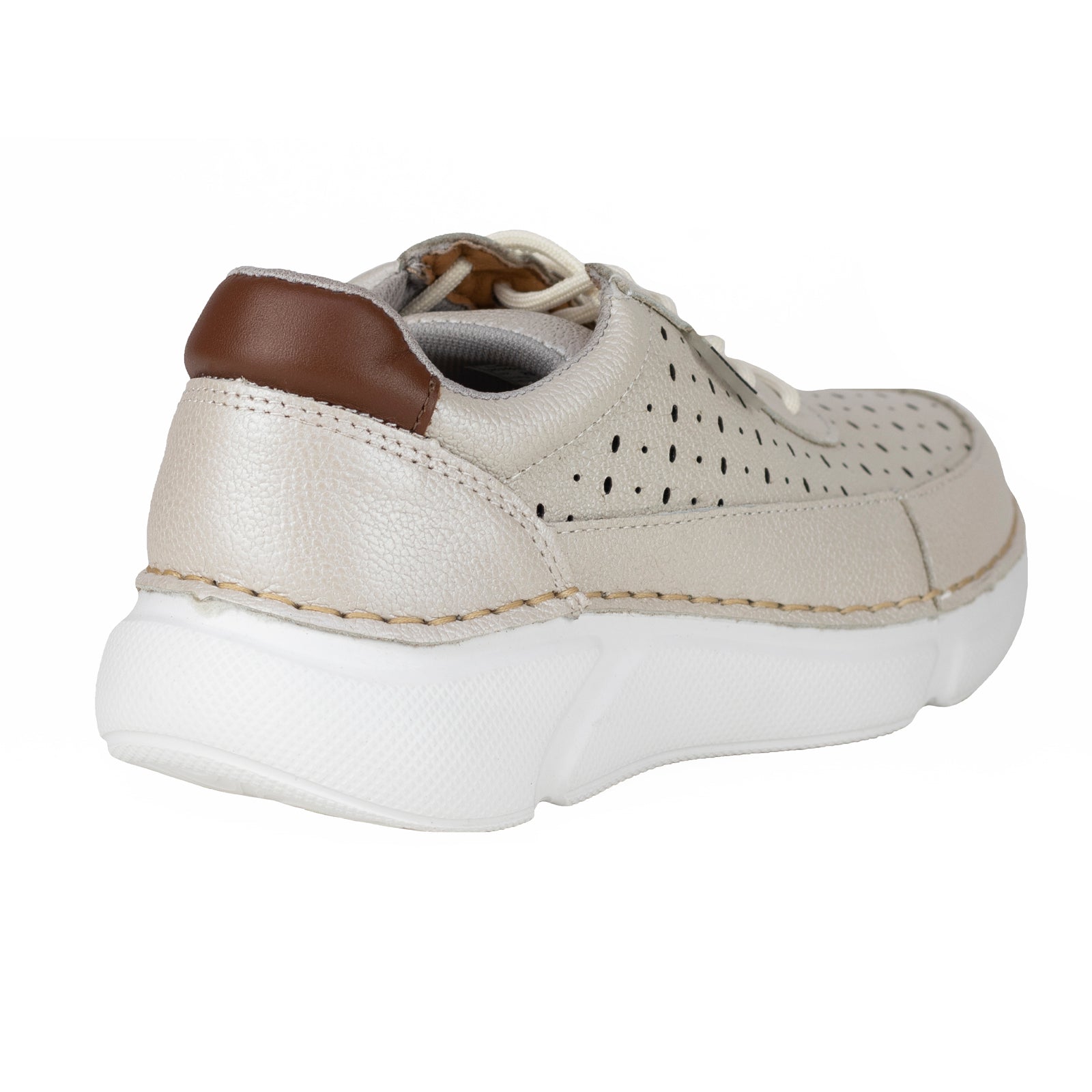Tenis Confort Casual Para Dama Lobo Solo 4663 Marfil