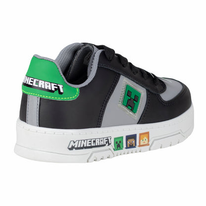 Tenis Choclo Casual Para Niño Creeper Minecraft Yuyin MI3071 Negro