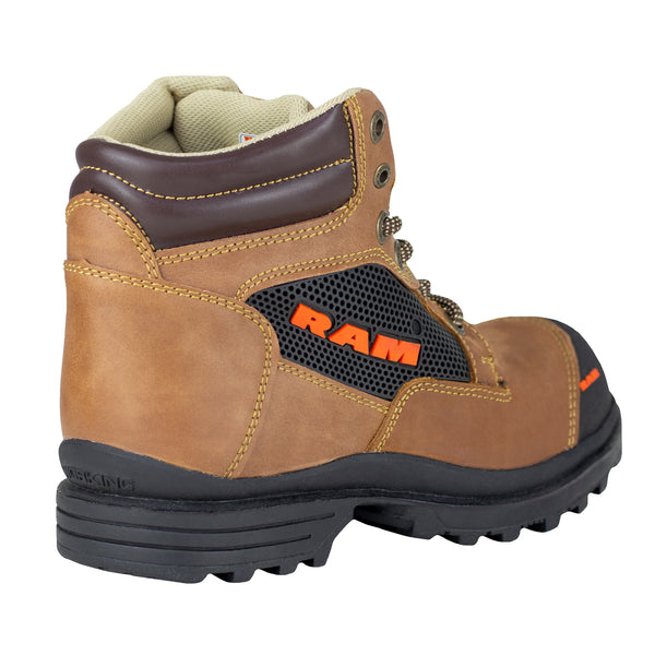 Bota Industrial Tipo II PP Caballero RAM 9403 Avellana