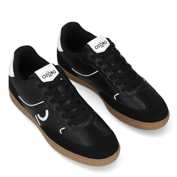 Tenis Chocolo Para Caballero Capa de Ozono 616301 Negro Blanco