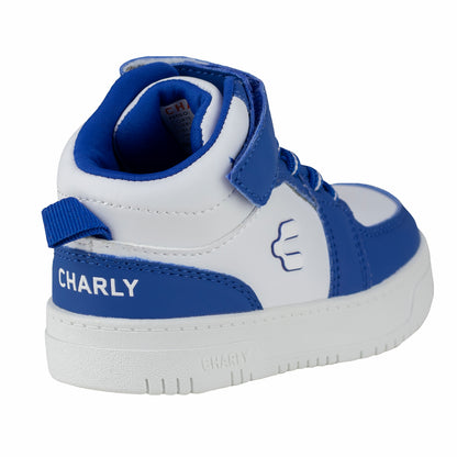 Tenis Urbano Casual Para niño Charly 1079415 Blanco Rey