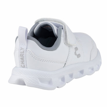 Tenis Escolar Para Niño Niña Charly 1065388 Blanco