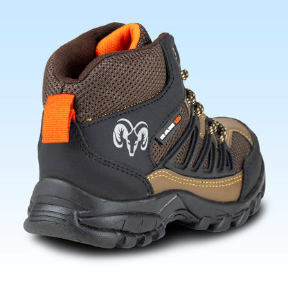 Bota Outdoor Confort Casual Para Niño New Ram Kids 546 Café
