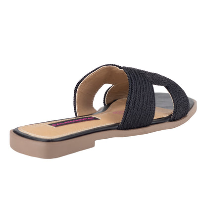 Sandalia Clásica Para Dama Salamandra 200-4062 Negro