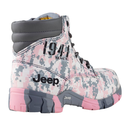 -Bota Industrial Tipo II (PP) Dama Jeep Gladiator 5130 Pixel Rosa-