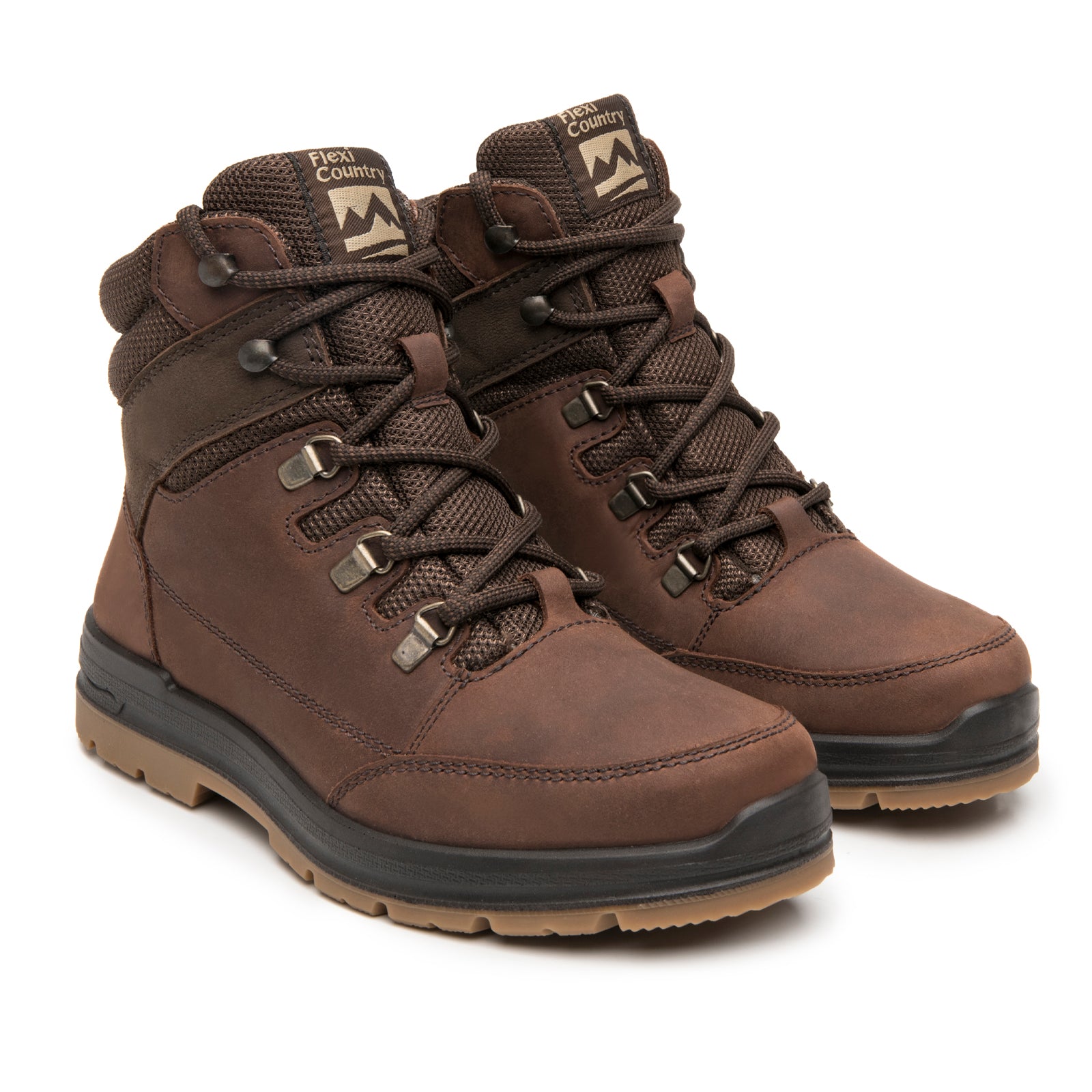 Bota Confort Casual Para Dama Flexy Country 116810 Café