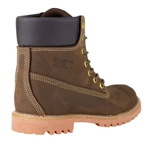 Bota Clásica Industrial Tipo I Ocupacional Caballero Caribu 784 Crazy Café