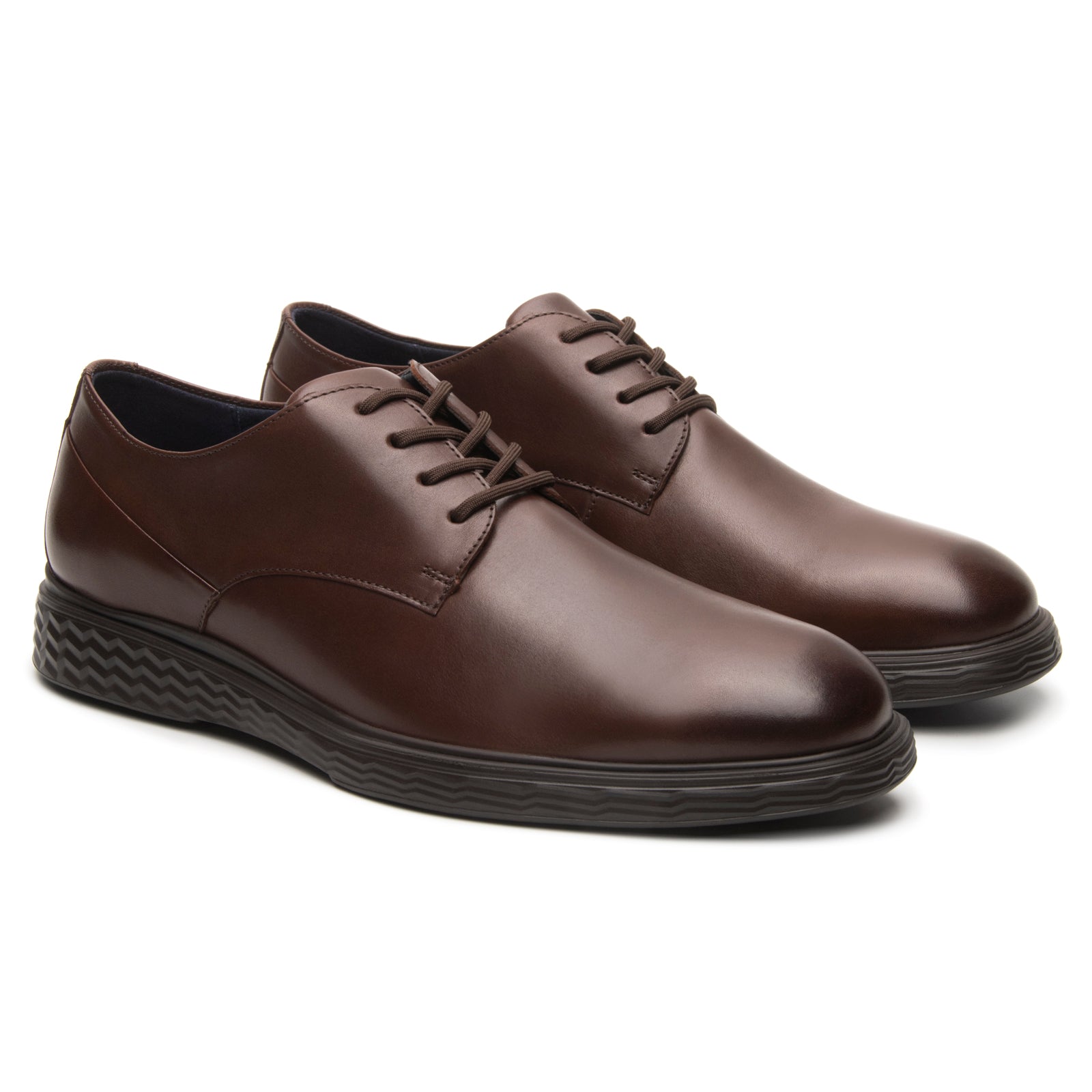 Derby Casual Caballero Flexi Titanium 409401 Nogal