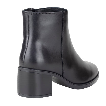 Botín de Tacón Medio Casual Para Dama Gino Cherruti 1509 Negro