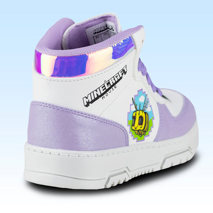 Tenis de Bota Casual Para Niña Minecraft Yuyin MI5150 Blanco