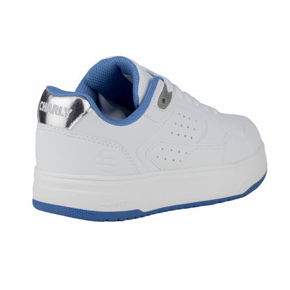Tenis Casual Confort Para Mujer Charly 1043161 Blanco