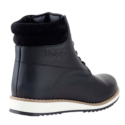 Bota Casual Dama Jeep Montana 9421 Crazy Negro