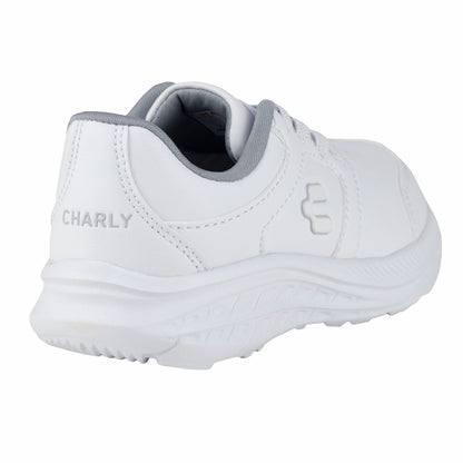 Tenis Escolar Para Niño Niña Charly 1065373 Blanco
