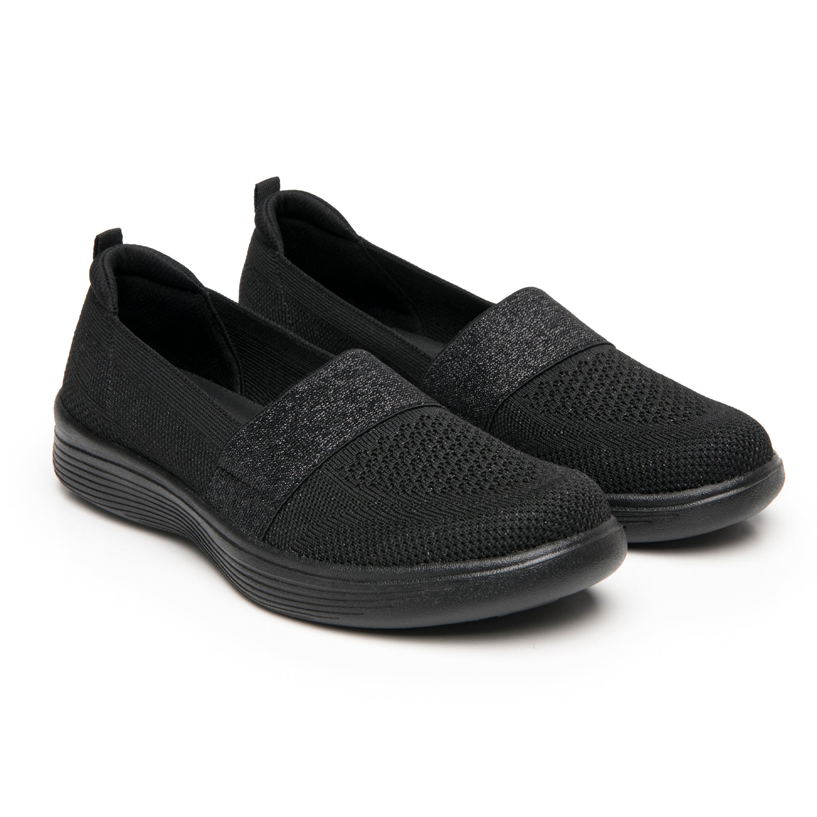 Tenis Sneaker Casual Cómodos Para Dama Flexi 104932 Negro