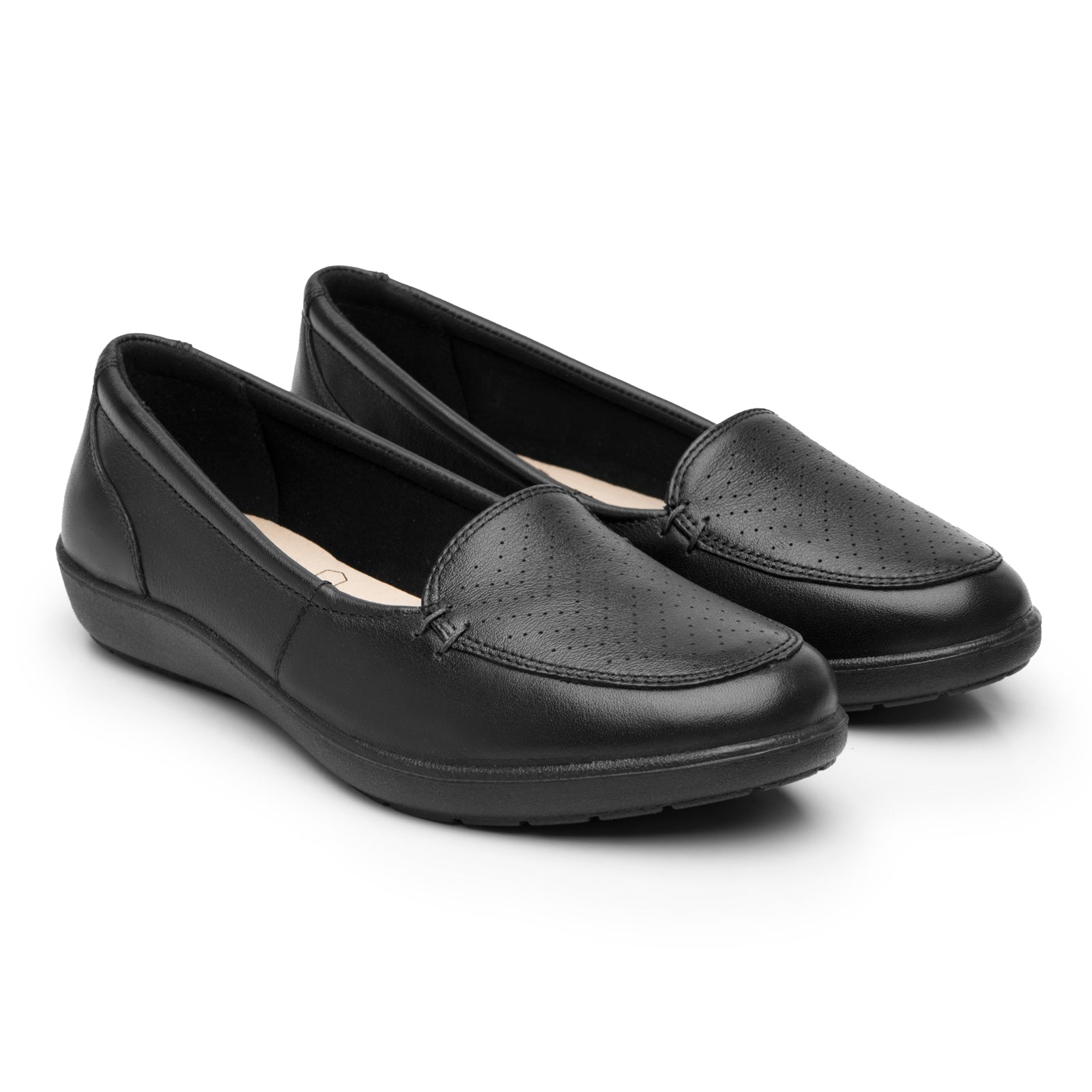 Zapato Mocasín Clásico Confort Casual Para Dama Flexi 101912 Negro