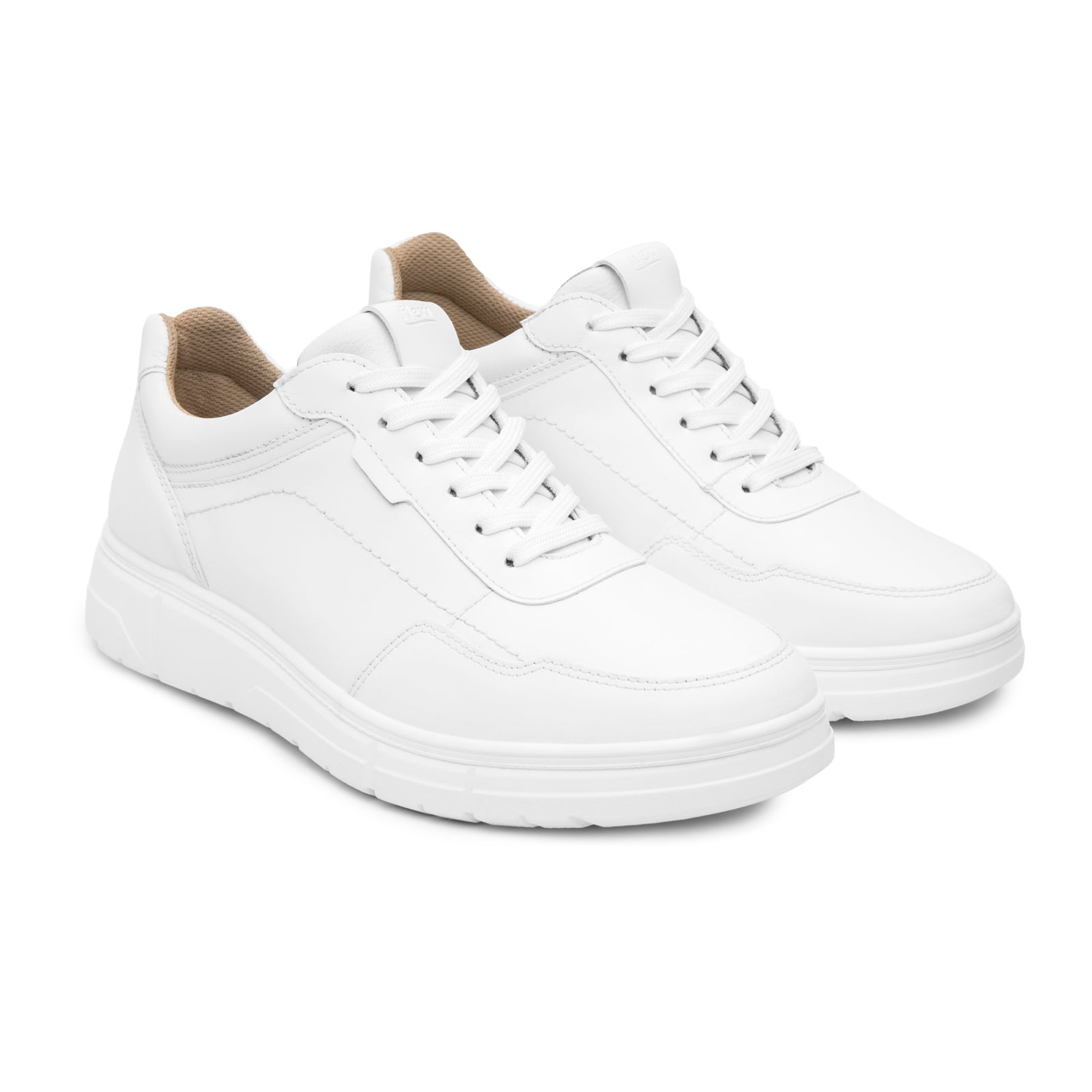 Tenis Casual Confort Piel Para Dama Flexi 137902 Blanco