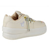 Tenis Urbano Plataforma Mujer Shadow 2084 Latte Suela Gruesa