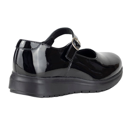 Zapato Escolar Para Niña Green Love 94081 Charol Negro
