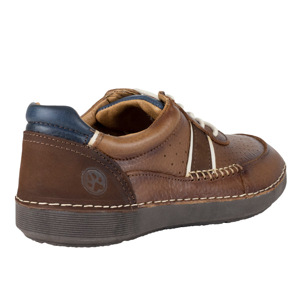 Zapato Casual Caballero Lobo Solo Iker 8163 Tumbled Camel